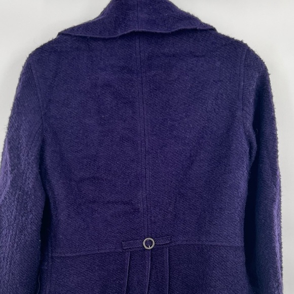 Insight purple wide lapel collar blazer jacket size 4 - Picture 5 of 9